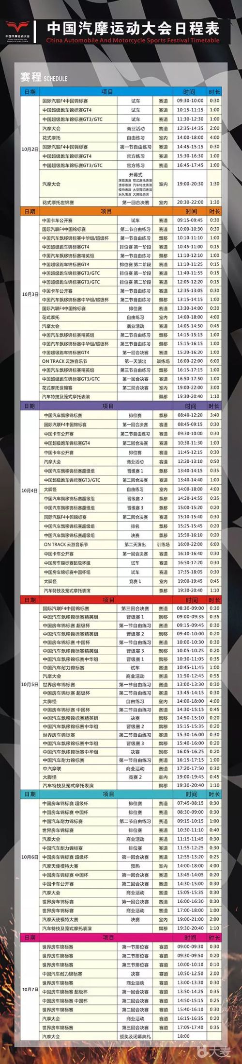 “十一黃金周”江城暢想“速度與激情”！2018中國(guó)汽車(chē)摩托車(chē)運(yùn)動(dòng)大會(huì)明日預(yù)售！(圖1)